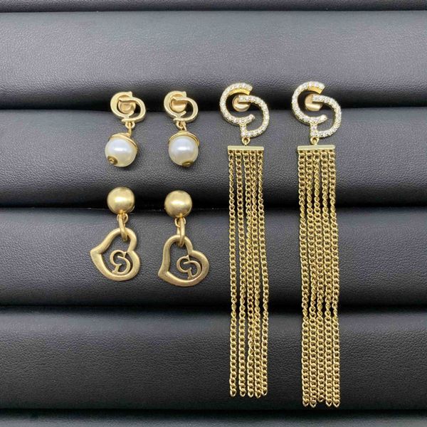 

design mix simple letter stud earrings rose gold silver earrings women wedding party jewelry3, Golden;silver