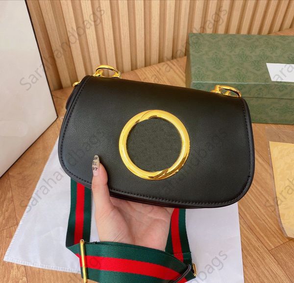 

single shoulder bag 5a womens handbag designer round interlocking double letter mini cross body bag luxury lady purse