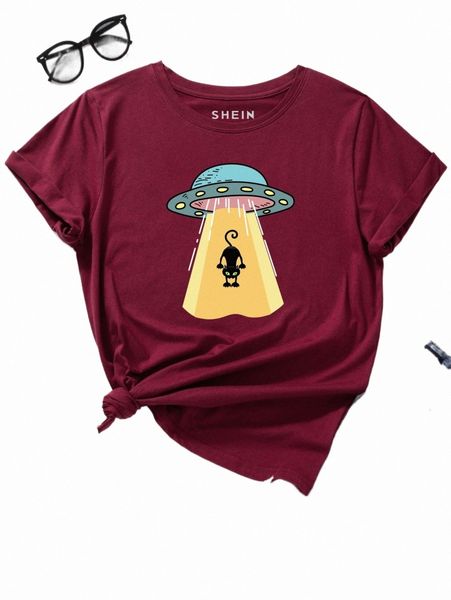 

cartoon graphic tee d3ko#, White