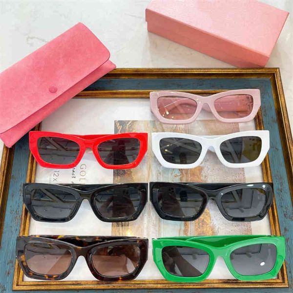 

sunglasses miao family's personalized cat's eye concave female ins net red same fashion plate sunglasses mu09w m8dc, White;black