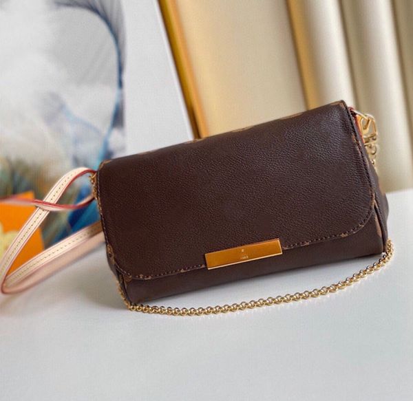 

designe luxury favorite mm pm crossbody messenger bags fashion women mens leather shoulder chain bag 40718 crossbodys 41275 totes 40717 purs