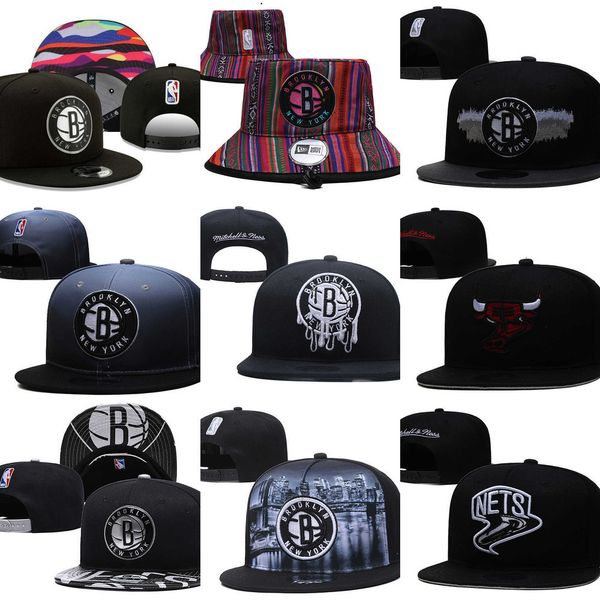 

snapbacks''brooklyn''nets''hat chicago''bulls''caps basketball hats adjustable fit hat, Black;white