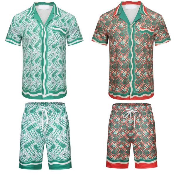 

fashion designer set summer blouses casual tees men's shirts women shirts floral printing ladies short sleeve and small fresh loose pa, Black;brown