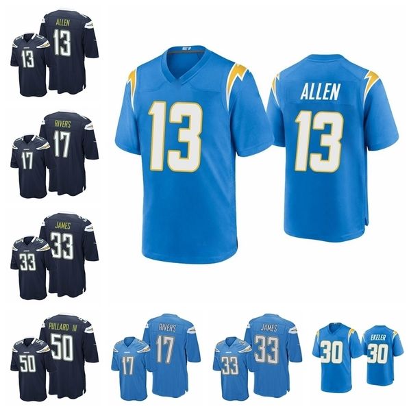 

jersey los angeles''chargers''men keenan allen austin ekeler derwin james jerry tillery custom football jersey, Black;red