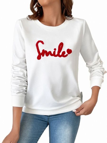 

letter graphic sweatshirt f9uz#, Black