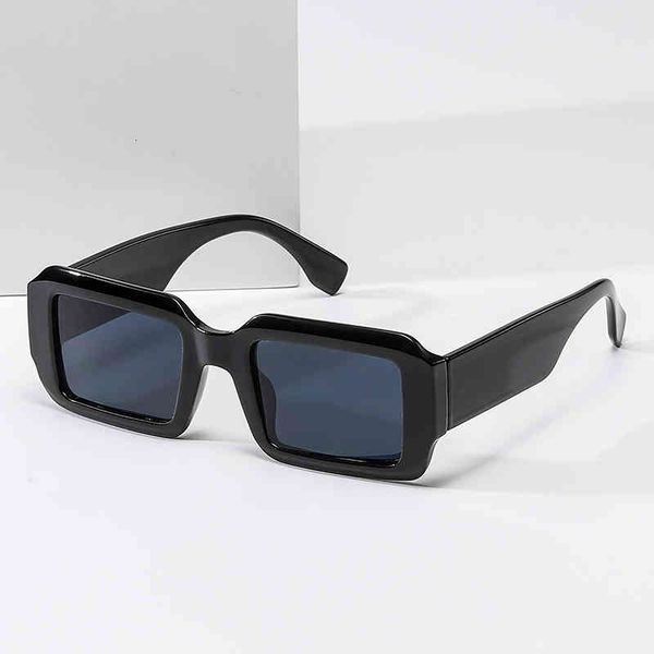 

sunglasses small box sunglasses fashion trends black frame men's and women's versatile m1z8, White;black