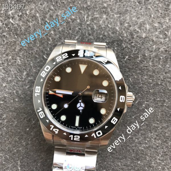 

42mm automatic mechanical watch men's watches 2813 movement 904l kf make sapphire ceramic bezel luminous waterproof watch, Slivery;brown