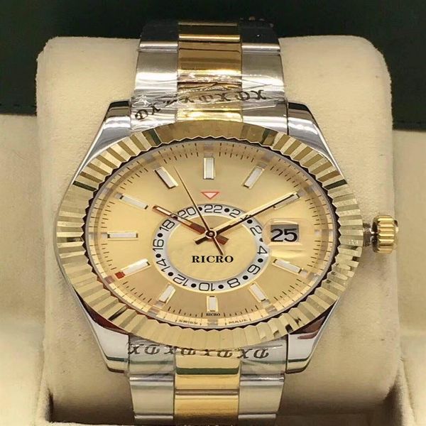 

men's automatic watch 40mm 2813 mechanical movement 316 fine steel super luminous leisure sports designer watch260w, Slivery;brown