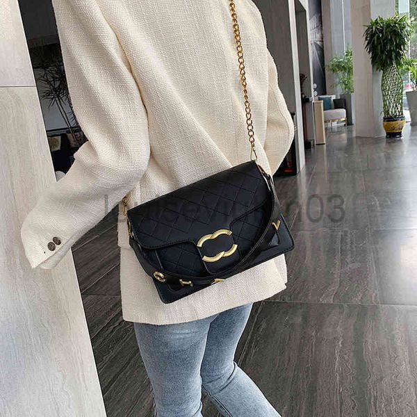 

designer channel bag tote shoulder handbag man woman new square casual fashion broadband chain single messenger bag l9.44in w3.14in h6.69in
