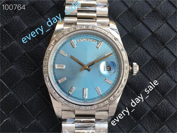 

men's and women's general watches 36mm automatic mechanical watch 3255 movement sapphire luminous waterproof luxury watch-2, Slivery;brown