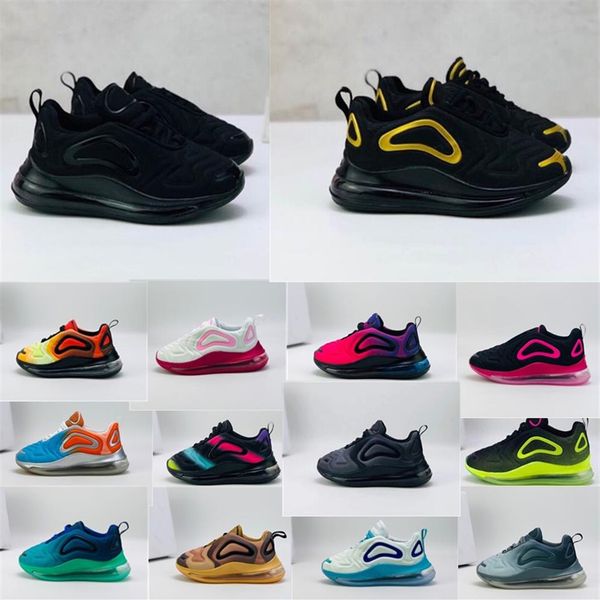 

infant 72c kids running shoes black anthracite wolf grey boys girls children cushion jogging sneakers multi coloured trainers sea 276v