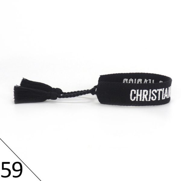 

designers woven friendship bracelets luxury brand adjustable for womens mens vintage braided bracelet fashion embroidery tassel bangles jewe, Golden;silver