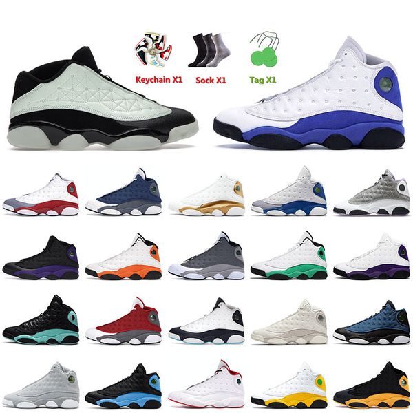 

13 13s xiii mens basketball shoes singles day hyper royal soar green wolf grey french phantom men women sneakers trainers jumpman