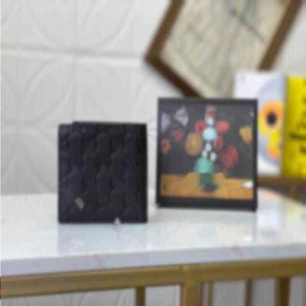 

louiseity 1 viutonity wallet 10x9cm beautiful shoulder clutches brand size men simple pouc 473916 birthday present luxury short handbag blof, Red;black