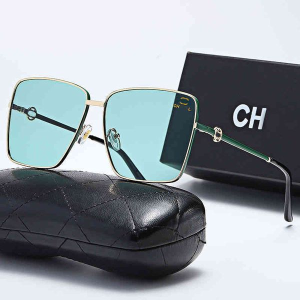 

designer channel sunglasses cycle luxurious woman mens casual fashion metal square comfortable anti glare vintage baseball sport summer sun, White;black