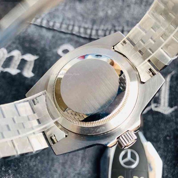 

luxurious movement watch yachtmaster mechanical watches gmt wristwatch deluxe mens 40mm cola ceramic rotating bezel blue magnifier asia 2813, Slivery;brown