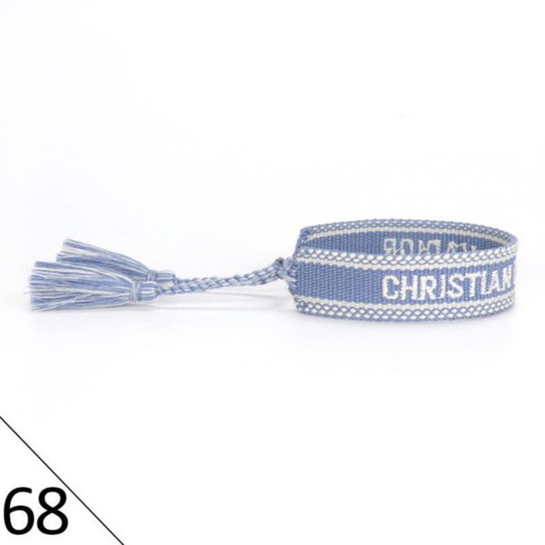 

woven designers friendship bracelets luxury brand adjustable for womens mens vintage braided bracelet fashion embroidery tassel bangles jewe, Golden;silver