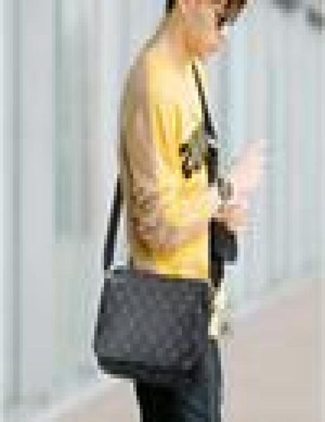 

luxury fashion brown printed men women messenger bags multiple accessories sling crossbody shoulder bag male classic zipper black