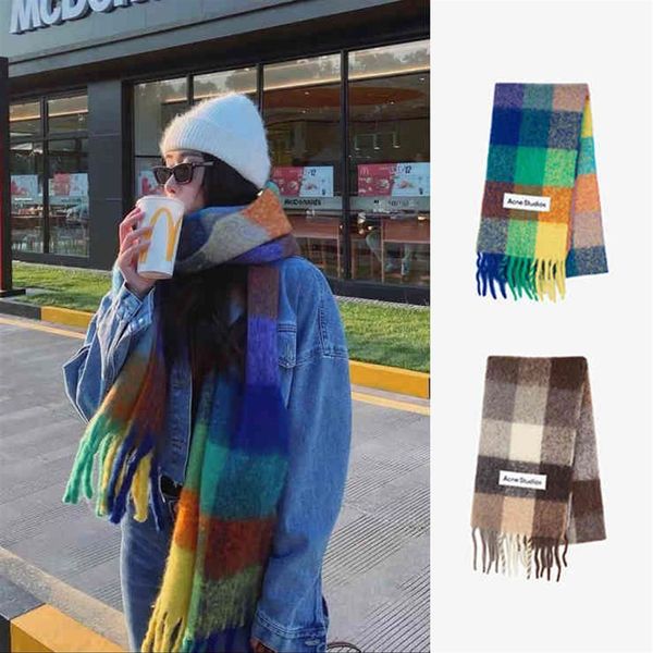 

acne studios gradient mohair scarf 250 28cm ca0084 xym2720, Blue;gray