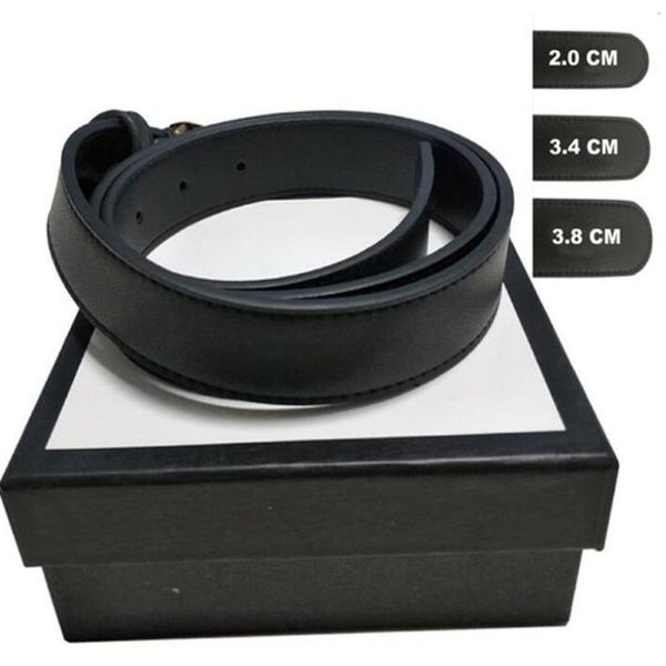 

mens belt womens waist for man woman fashion casual double g gold letter buckle black genuine leather belts cintura ceinture 2 0-3304b, Black;brown