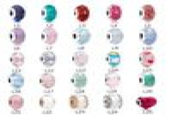 

2021 authentic 925 sterling silver fits pandora bracelet beads charms for e, Black
