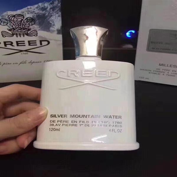 

famous brand sliver mountain colognes water creed perfume 120ml with long lasting time good smell fast delivery2768