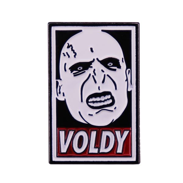 

voldy brooch villain enamel pin accessory decor, Blue