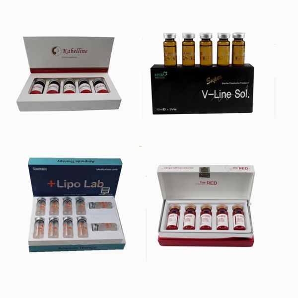 

the red ampoule aqualyx kybelline lipolab surer-v line slimming solution