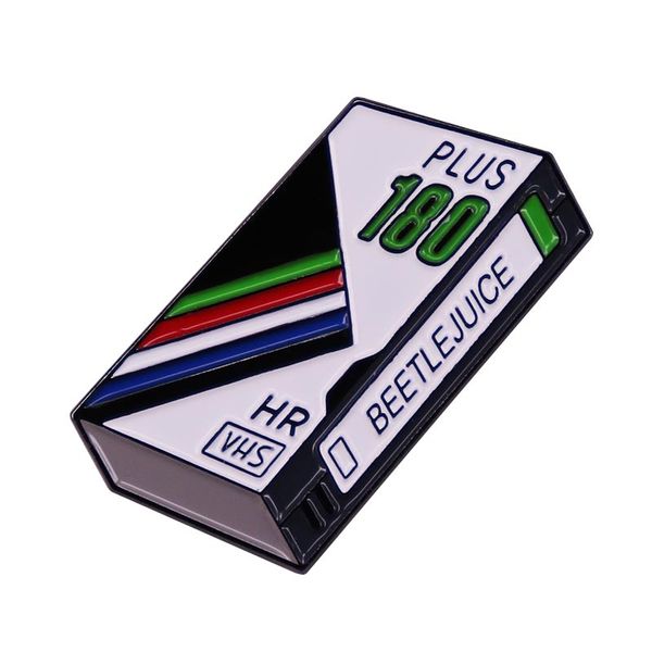 

tv-rec vhs lapel pin, Blue