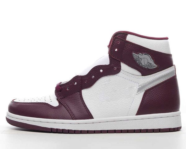 

boots jumpman 1 high og bordeaux shoes bordeaux white black sports outdoor sneakers with box