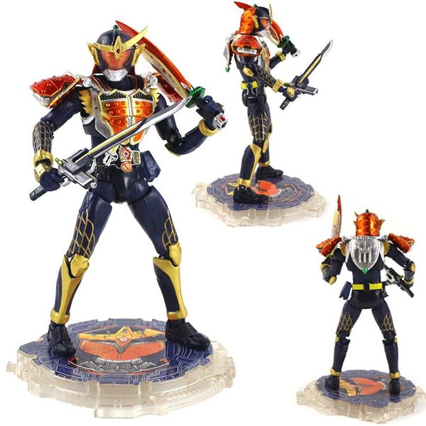 

15 5cm masked rider gaim orange arms kamen rider kicks pvc action figure shf figurine model toy211h