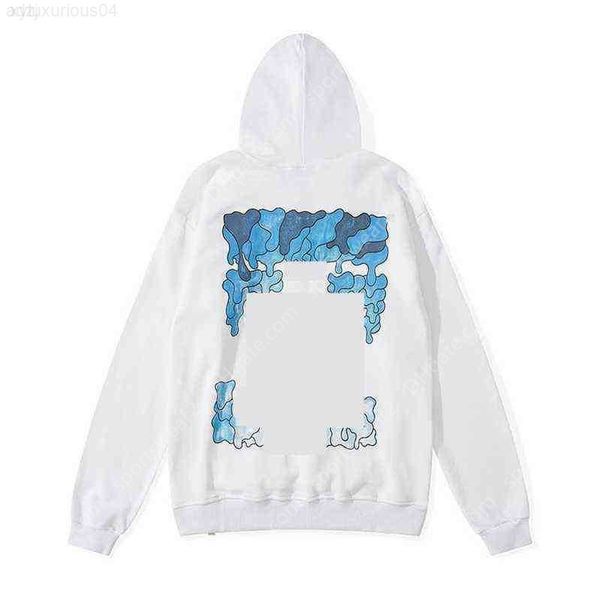 

sweatshirts brands off hip hop men's women hoodies autumn and winter black whit