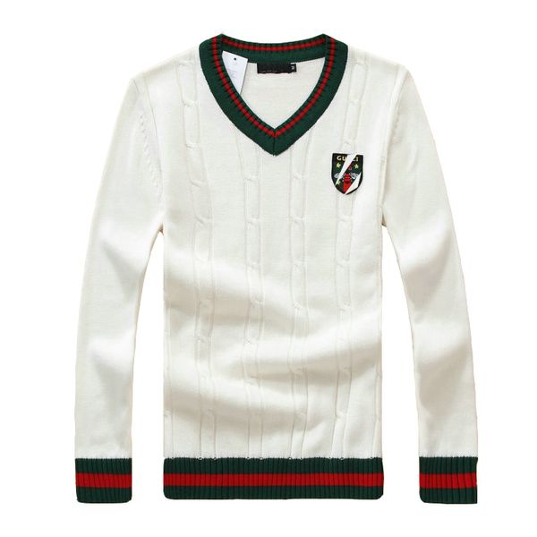 

men s designer sweater warm letter embroidery round neck luxury fashion men's cardigan t8, White;black