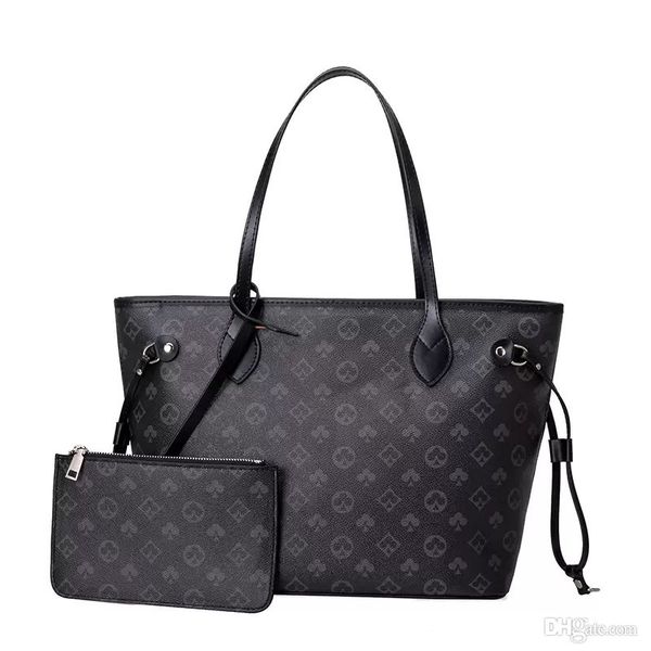 

10 color handbags wallet women leather shopping shoulder bags 2 pcs composite messenger bag purse woman handbag louiseity shoulder bag tote