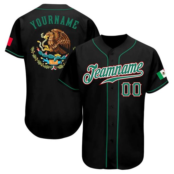 

custom white kelly green-red-tr787 authentic mexico jersey, Black;red