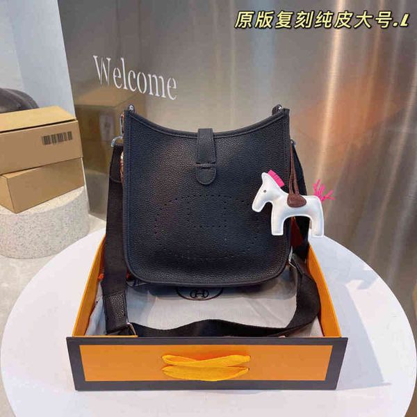 

new outlet luxurys herme designer clutch bag purses ladies handbags single shoulder messenger cowhide fashion versatile logo evening