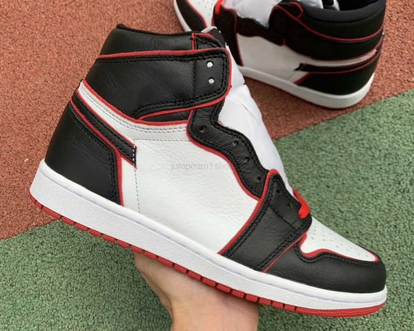 

boots jumpman 1 high og shoes 1s who said man was not meant to fly men women outdoor sneakers trainers with box, Black