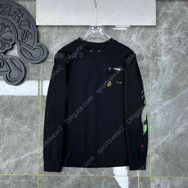 

correct ch hoodie hearts spring open records limited black long sleeve t-sh