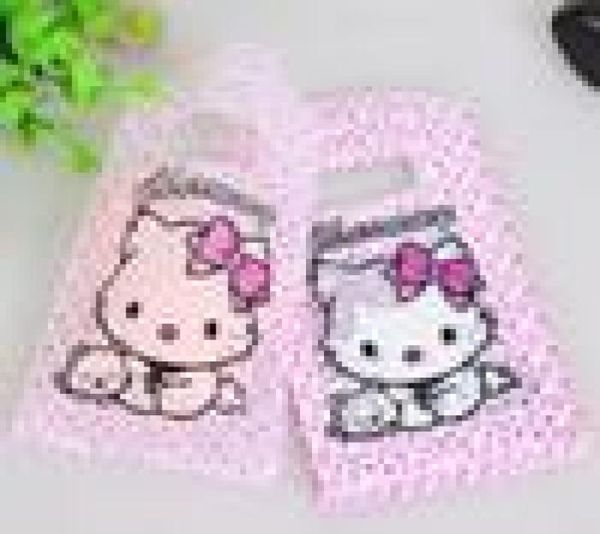 

new 500pcslot 915cm good quality pink cute small kitty pouches mini gift bags, Pink;blue