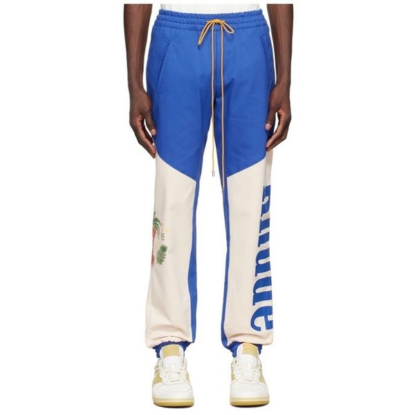 

pants letter printed work wear casual pants men's women's sports, Black