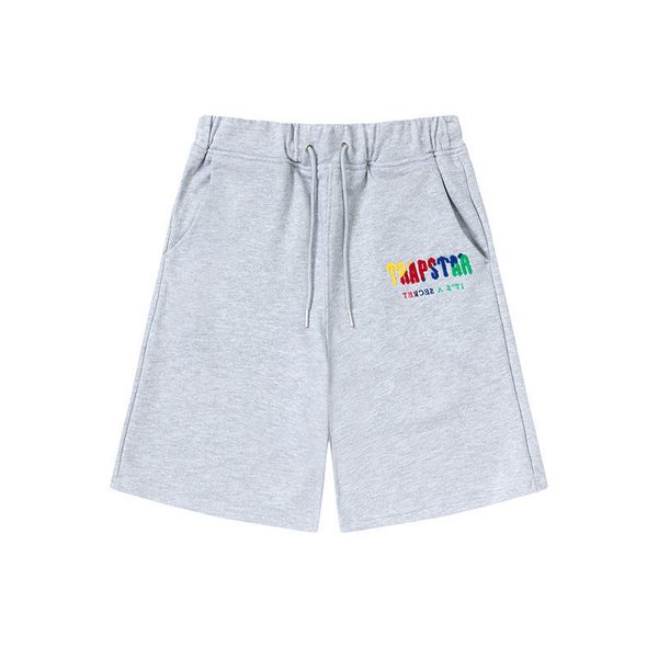 

2021 men's tracksuits men's tracksuit casual fashion minimalistic stripe printing t-shirt shorts suits male 2 pieces sportswear st, Gray