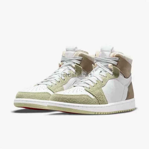 

boots jumpman 1 high cmft olive aura men/women shoes outdoor trainers sports with original box fast delivery, Black