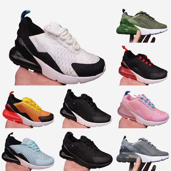 

riginal kids sport trainers fashion childrens basketball shoes baby boys girls lace up running sneakers size 22-35259r, Black