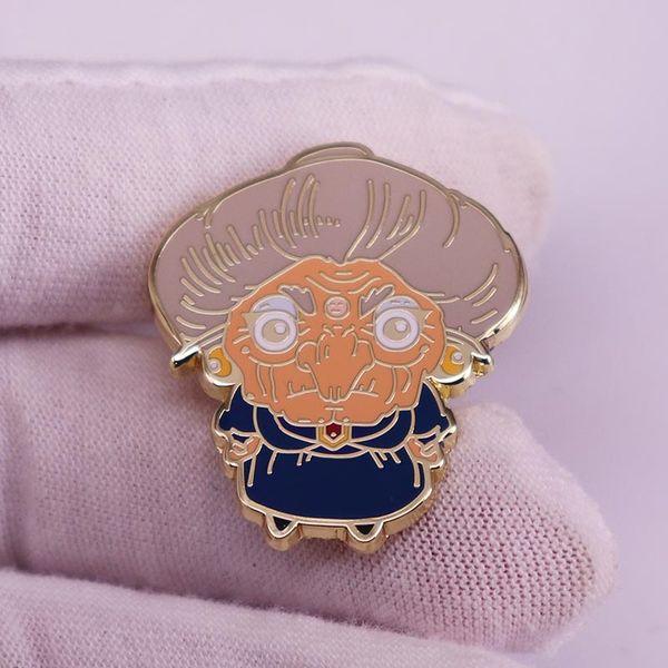 

old witch pin, Blue