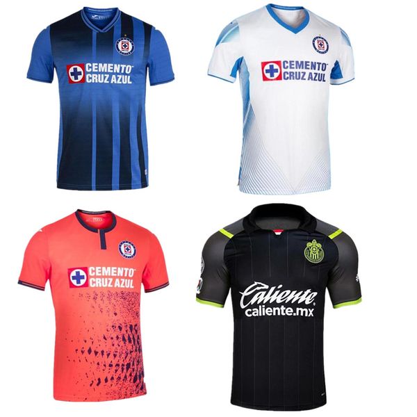 

21 22 liga mx chivas soccer jerseys guadalajara cruz azul football shirt 2021 2022 home away club america tigres unam camiseta de futbol, Black;yellow