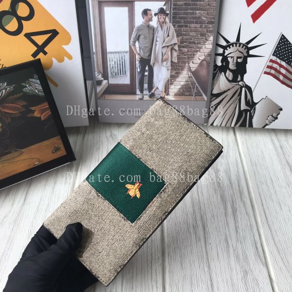 

designer wallet long wallets classic suit clip sale wallet fashion men and women real leather purse 408836, Red;black