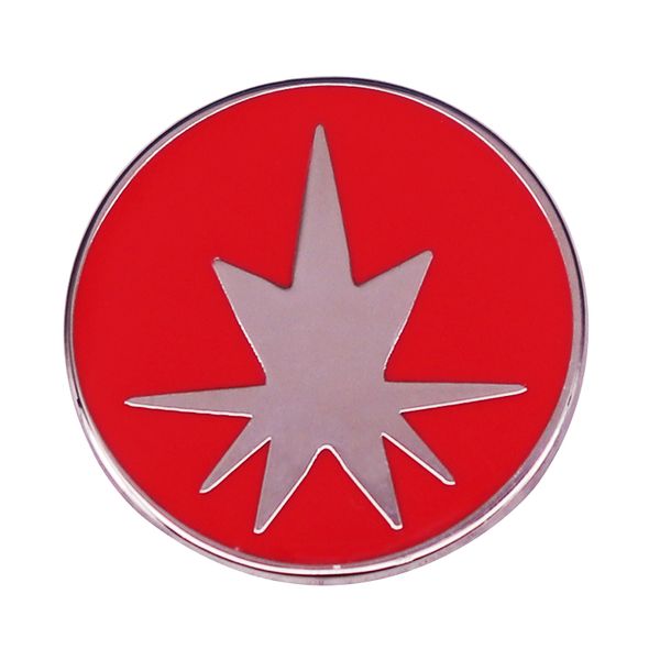 

attack on titan the ancient eldian empire star badge anime jewelry, Blue