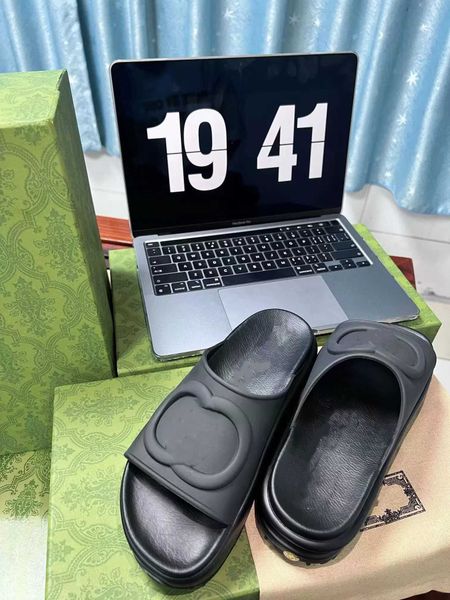 

2022women039s macarone thick soled slippers breathable non slip platform fashion 2022 summer tpu material sole, Black