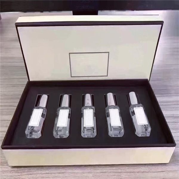 

fashion cologne 5 pcs set for men portable fragrance kits long lasting gentleman perfume sets smell 9 ml 52244