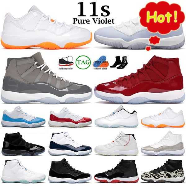 

mens basketball shoes women 11s 11 pure violet cool grey concord bred win like 96 platinum tint animal instinctmen bright citrus unc men, Black